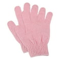 thumbnail image 1 of Exfoliating Shower Gloves Body Scrub Mitt Dead Skin Removal Peeling Spa Bath Gloves Soft Nylon 2pcs Multicolor Full Body Skin Exfoliator for Smooth Skin, 1 of 1