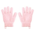 thumbnail image 1 of Exfoliating Shower Gloves - Nylon Double-Sided Scrubber, for Body Spa/Massage, Exfoliate Dead Skin, Reusable, 1 Pair, 1 of 6