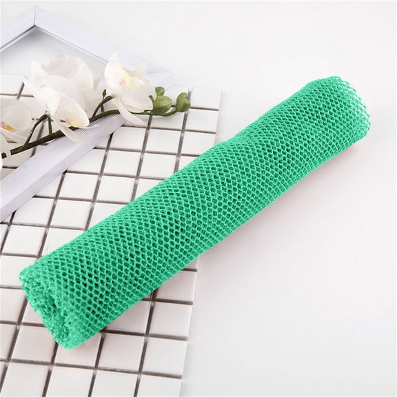 Exfoliating Shower Towel, Gaqring Long Back Scrubber Nylon Bath Towel, 32 Inch Extra Length Exfoliating Net for Deep Cleansing Dead Skin Removal