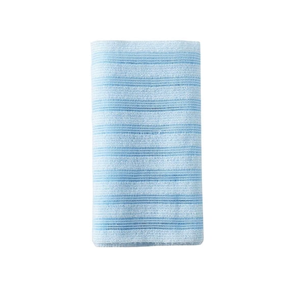 Exfoliating Shower Towel, Japanese Back Scrubber for Deep Cleaning & Lather, Long Strip Body Wash Cloth, Quick Dry & Dual-Sided (Pink, Plaid, Stripe)