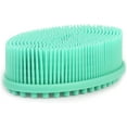 thumbnail image 1 of Exfoliating Silicone Body Scrubber 1 PC,Bath Body Scrubber for Skin Care,Green Soft Dead Skin Remover,2 in 1 Bath and Shampoo Brush,Body Shower Scrubber for All Kinds of Skin, 1 of 7
