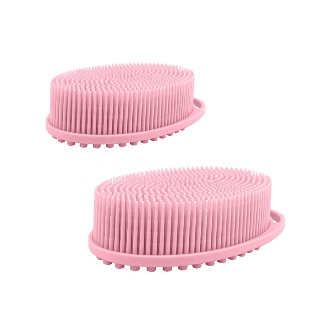 Exfoliating Silicone Body Scrubber Easy to Clean, Lathers Well, More