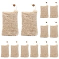 thumbnail image 1 of Exfoliating Soap Drawstring Pouch, Mesh Soap Bag, Natural Linen Soap Saver Bag, Exfoliating Soap Bag, Soap Bag for Shower, Soap Foaming Mesh Bag, Portable Bath Soap Bag 10Pcs, 1 of 5