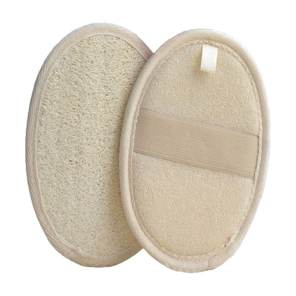 Exfoliating Sponge Pad Natural Towel Gourd Sponge Scrub Body Gloves For Men And Women, Suitable For Bathing Spa(One Size,B)