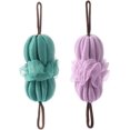 thumbnail image 1 of Exfoliating Washcloth Bath Loofahs Sponge Long Bath Loofahs Stretchable Mesh Exfoliating Loofah Back Scrubber Ball Body Bath Shower Sponge for Men Women (2 Packs) for Bath Shower ( Color : A ), 1 of 5