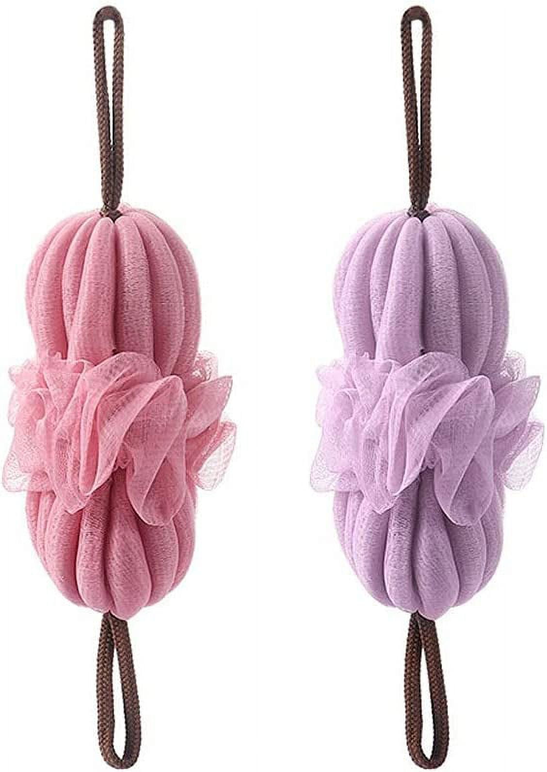Gradient Color Stretchable Body Scrubber Shower Exfoliating Mesh