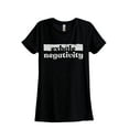 thumbnail image 1 of Exhale Negativity Women's Fashion Relaxed T-Shirt Tee Heather Black Medium, 1 of 5