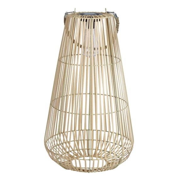 Exhart Tan Plastic 21.5 in. H Lantern
