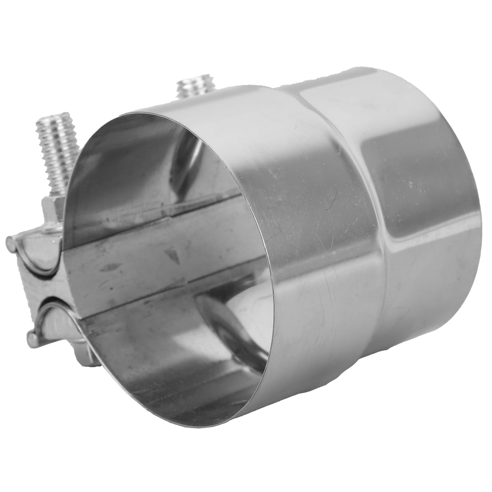 Exhaust Clamp, 3in Exhaust Band Clamp Lap Joint Stainless Steel Coupler