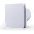 thumbnail image 1 of Exhaust Fan 110 CFM 1.0 Sones 5.9" Duct White Square Quiet Powerful Ceiling or Wall-Mount Ventilation Fan for Bathroom/Corridor/Office/Laundry Room/Shop, 1 of 6