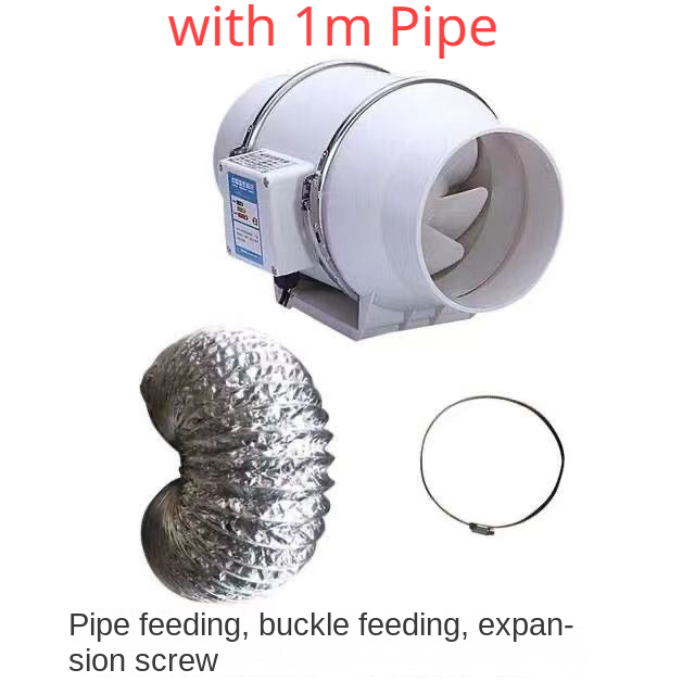 Exhaust Fans Silent Inline Pipe Duct Fan Air Extractor Blower