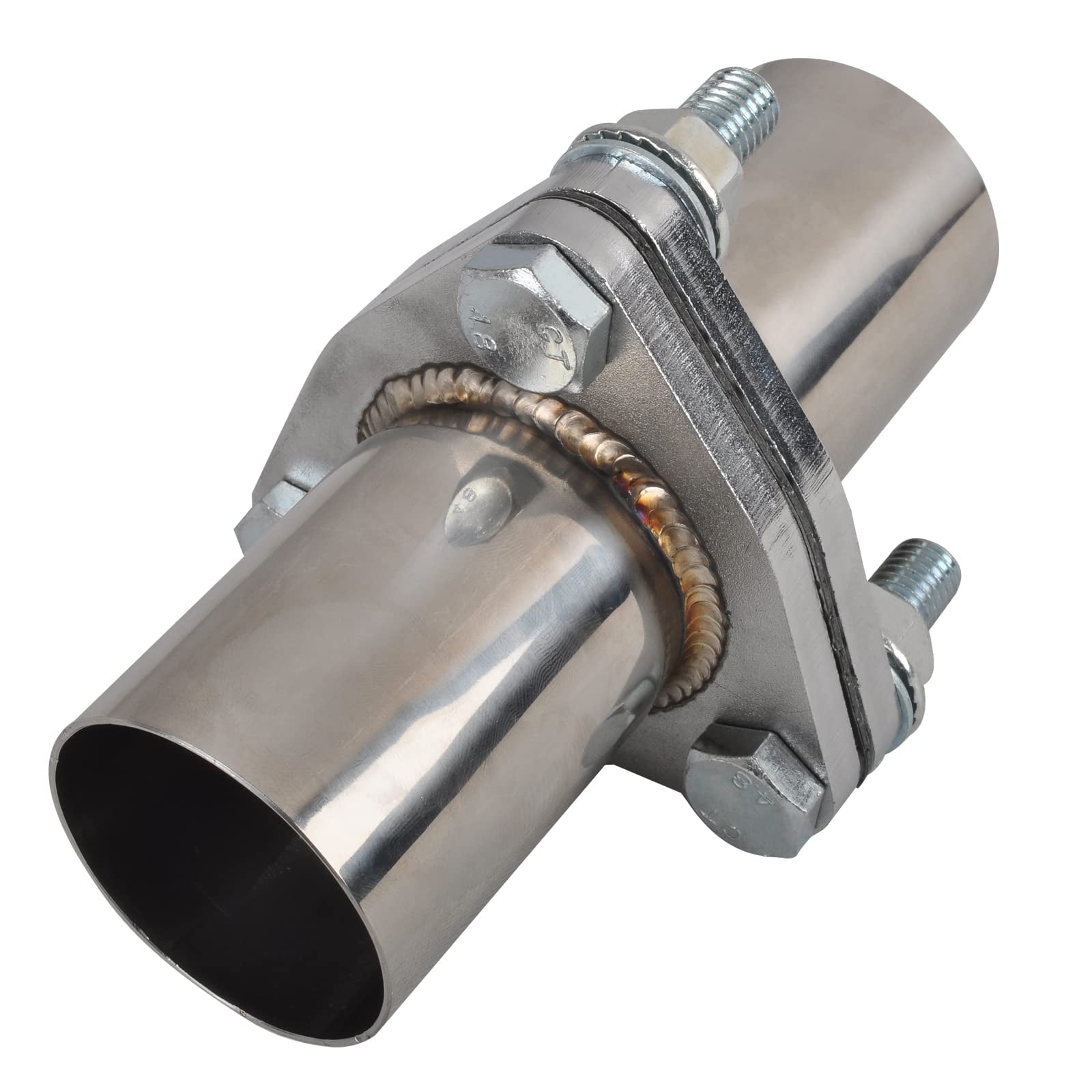 Exhaust Flange Repair Pipe Kit w/Gasket & Bolts for Quick Fix 2'' Inch