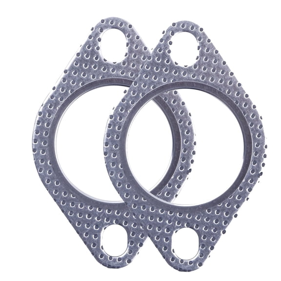 Exhaust Flange Gasket 2 Inch 2 Pcs 2-Bolt for Front Down mid catback Manifold Pipe Muffler Tube Turbo invidia Replacements Repair