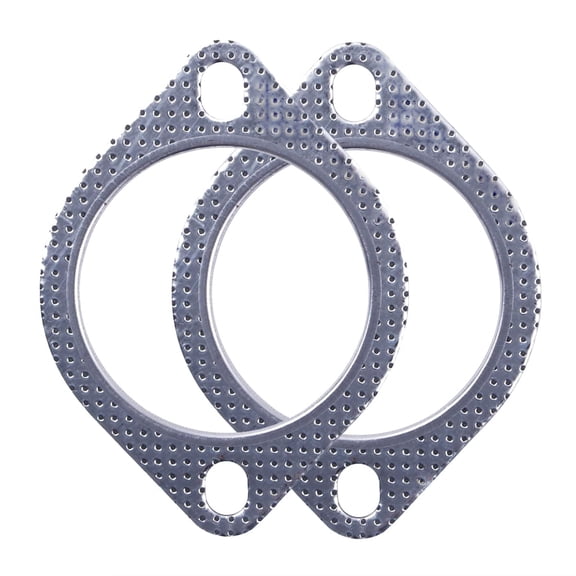 Exhaust Flange Gasket 3 Inch 2 Pcs 2-Bolt for Front Down mid catback Manifold Pipe Muffler Tube Turbo invidia Replacements Repair