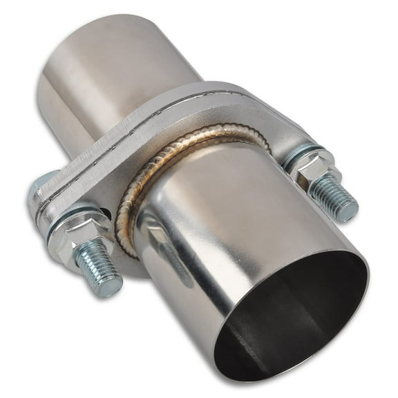 Exhaust Flange Repair Pipe Kit w/Gasket & Bolts for Quick Fix 2.5'' Inch OD 2 Bolts T304 Stainless Steel Universal Flange Replacement Kit