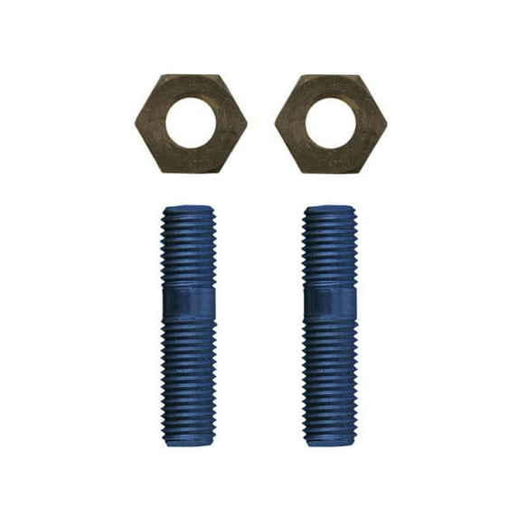 Exhaust Flange Stud and Nut - Compatible with 1989 - 1994 Isuzu Amigo 1990 1991 1992 1993
