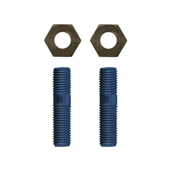 Exhaust Flange Stud and Nut - Compatible with 2001 - 2009 Toyota Sequoia 4.7L V8 2002 2003 2004 2005 2006 2007 2008