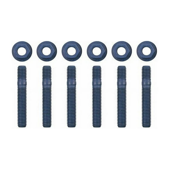 Exhaust Flange Stud and Nut - Compatible with 2003 - 2014 Chevy Tahoe 2004 2005 2006 2007 2008 2009 2010 2011 2012 2013