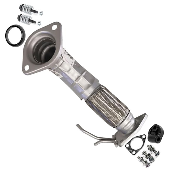 Northeastern Exhaust | Stainless Steel Front Flex Pipe Compatible for Honda Accord 20082012 & Acura TSX 20092014 2.4L | Sedan | Automatic Transmission | Direct-Fit Replacement