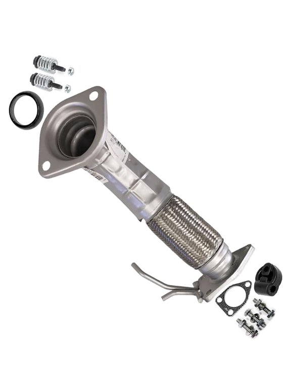 Front Flex Pipe Fits 2008-2012 Honda Accord & 2009-2014 Acura TSX 2.4L Sedan Automatic Transmission | Direct-Fit Stainless Steel