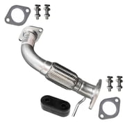 Northeastern Exhaust Front Flex Pipe with Hanger Fits 2011-2015 Hyundai Sonata 2.4L & 2011-2016 Kia Optima 2.4L Hybrid Models Only - Direct Fit | Stainless Steel