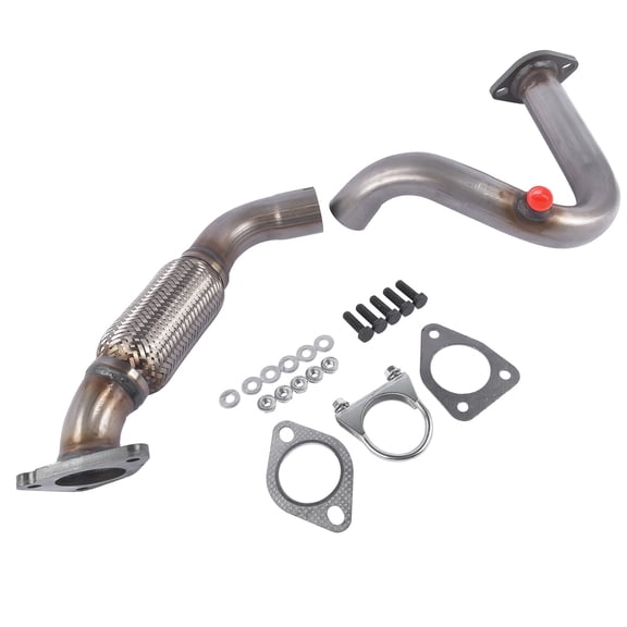 Exhaust Front Flex Pipe OEM#52572, Direct Replacement for Buick Encore 2013-2018 & Chevrolet Trax 2015-2019 1.4L Turbo, Front Exhaust Flex Tube Assembly
