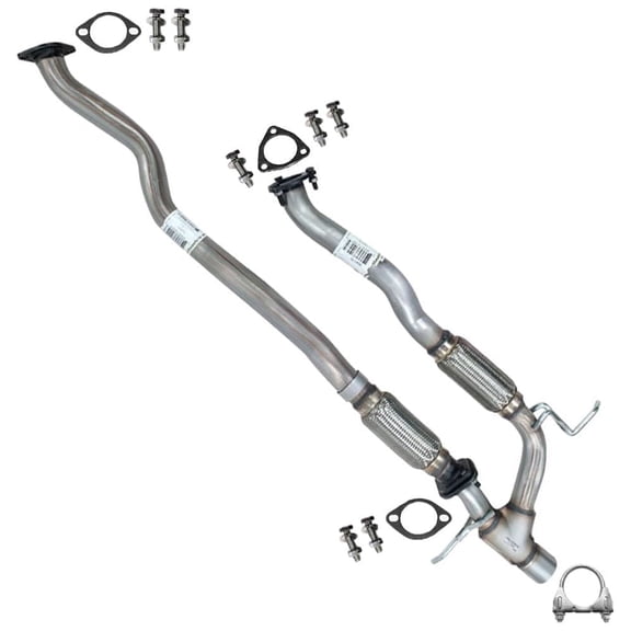 Northeastern Exhaust Front Pipe & Y-Pipe Fits 2014-2018 Jeep Cherokee 3.2L AWD (1-Speed Case) - Direct Fit | Stainless Steel Exhaust System Kit