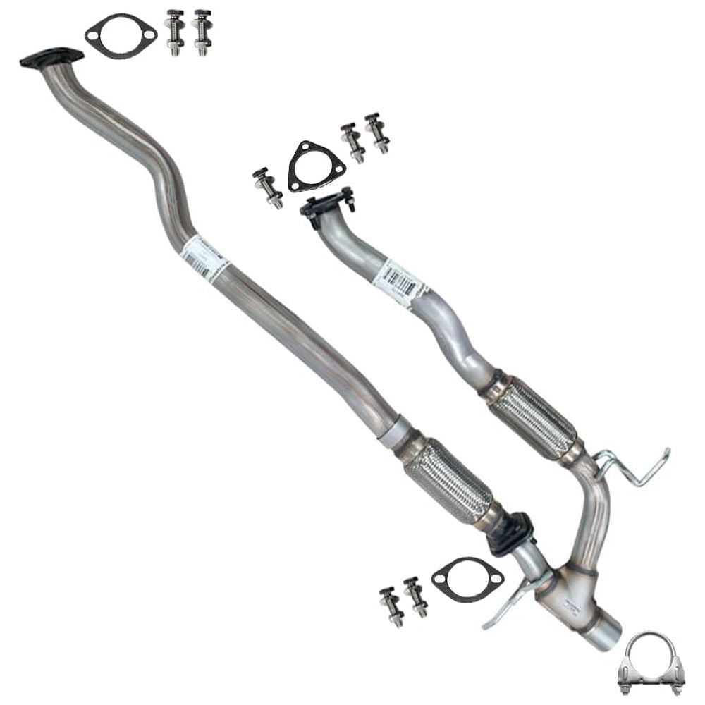 Northeastern Exhaust Front Pipe & Y-Pipe Fits 2014-2018 Jeep Cherokee 3.2L AWD (1-Speed Case) - Direct Fit | Stainless Steel Exhaust System Kit