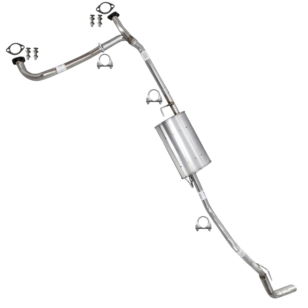 Northeastern Exhaust | Stainless Steel Front Pipe, Muffler & Resonator Exhaust Kit Fits 2007–2019 Nissan Frontier 4.0L | Includes Clamps, Bolt Kit & Gaskets | Direct-Fit Replacement