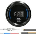 Exhaust Gases Temp Gauge,Meter Led Display With Alarm Function Car Temp