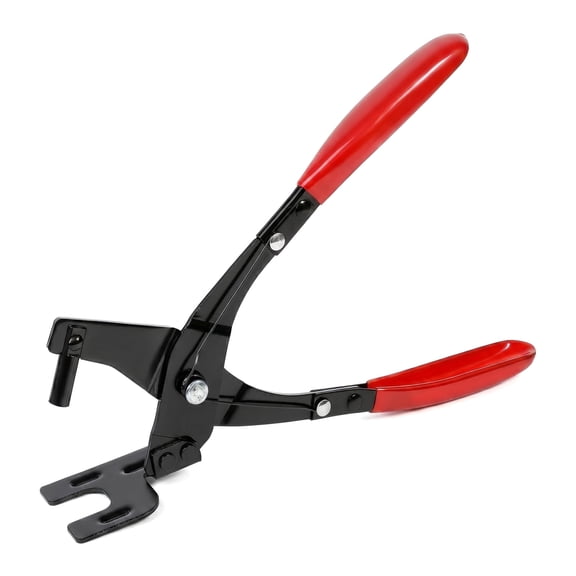 Exhaust Hanger Removal Pliers 25 Degree Offset Hose Clamp Pliers for Separating Rubber Supports from Exhaust Hanger Brackets, Muffler Hanger Removal Tool for Hard to Reach Places