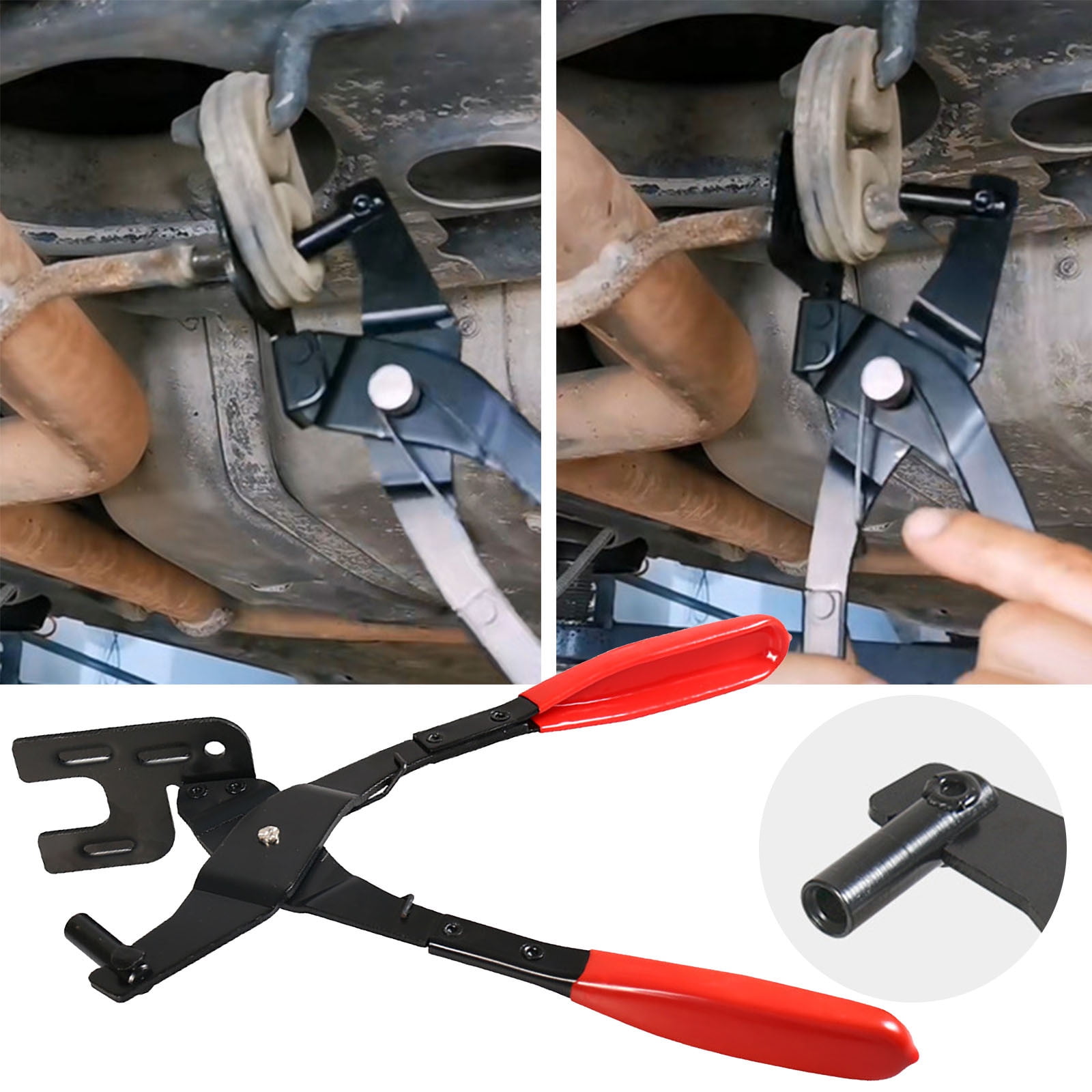 Exhaust Hanger Removal Tool Rubber Bracket and Exhaust Hanger