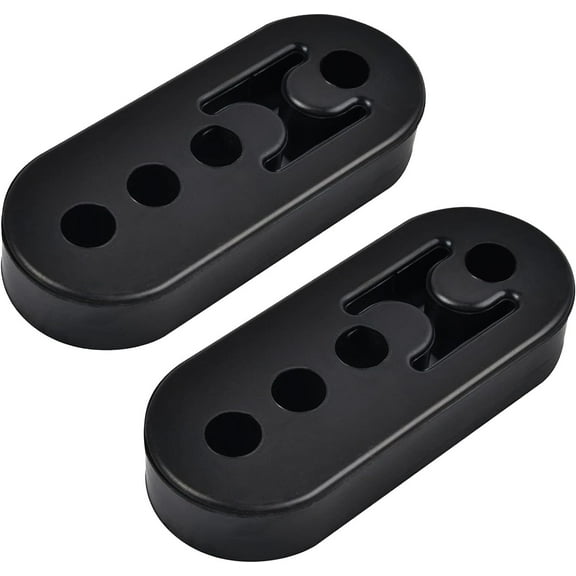 Exhaust Hanger Rubber Adjustable Insulator Bushing Mount 4 Holes Universal 4PCS