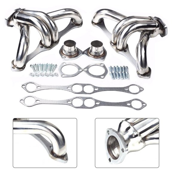 Exhaust Header Manifold Fit For Chevy Small Block SB V8 262 265 283 305 327 350 400