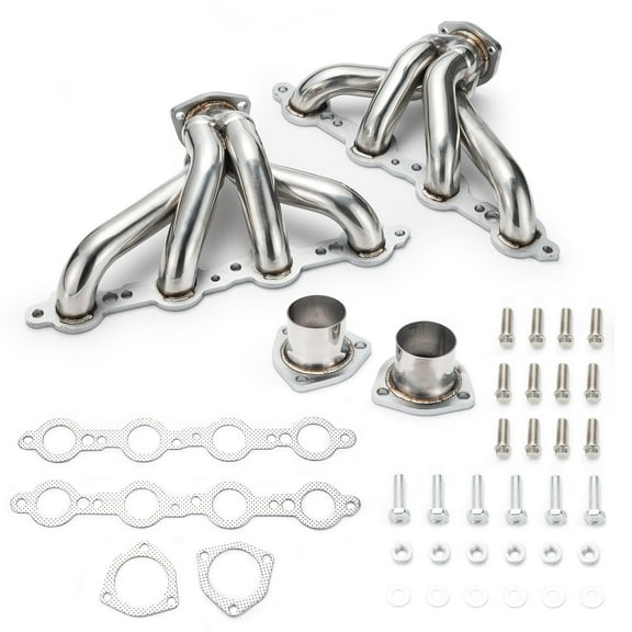 Exhaust Header Super Competition Block Hugger Steel Chevy Small Block LS1 header