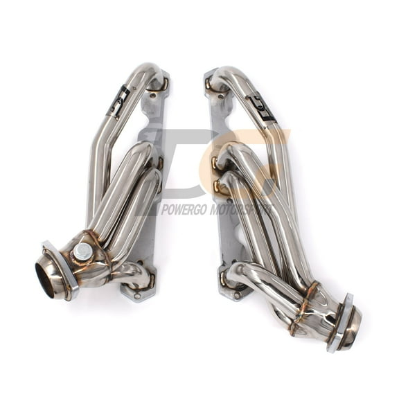 Exhaust Headers 1-1/2 in. 304 Stainless Steel Polished Finish for 88-95 C1500 C2500 K1500 K2500 Silverado Sierra 92-95 Suburban Blazer Jimmy Tahoe Yukon 305 350 cu. in. 5.0L 5.7L