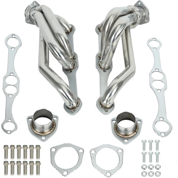 Exhaust Headers For Chevy Small Block Blazer S10 S15 2WD283, 302, 305, 307, 327, 350, 400TH350 Auto Transmissions283, 302, 305, 307, 327, 350, 400 Exhaust Manifold Header