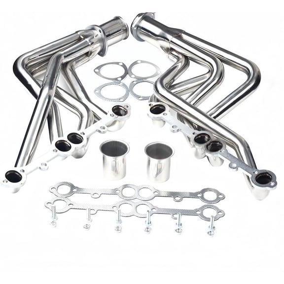 Exhaust Headers kit For 1973-1985 Chevy C10 Suburban Blazer & GMC Jimmy Small Block Long Tube 1-5/8,Chevy C10/Suburban/Blazer & GMC Jimmy Exhaust Headers Manifold Stainless Steel