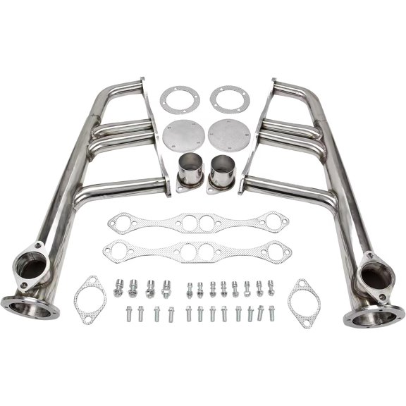 Exhaust Headers kit For Small Block Chevy Lake Style SBC 265-400 V8