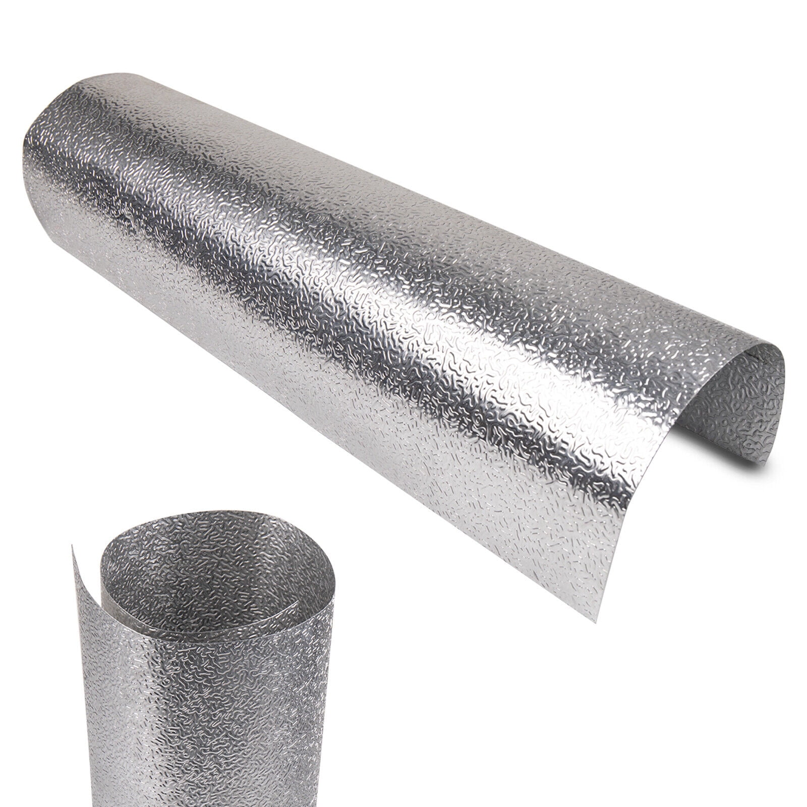 Exhaust Heat Shield Automotive Embossed Aluminum Muffler Shield Wrap