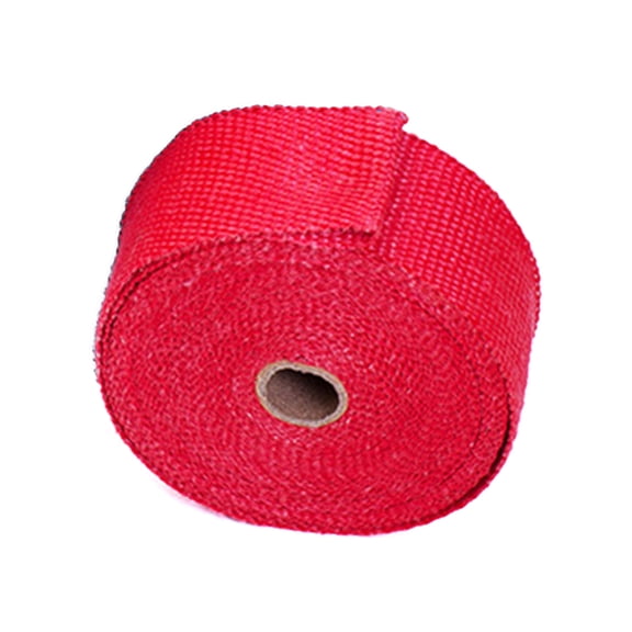 Exhaust Heat Wrap Roll for Motorcycle Fiberglass Heat Tape Exhaust Thermal Tape Wrap Muffler Thermal Tape