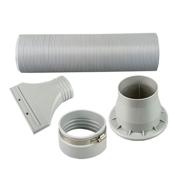 Exhaust Hose Air Conditioner Window Flat Hose Connection Adapter for Exhaust Air Conditioning Extractor Dryer Adapter