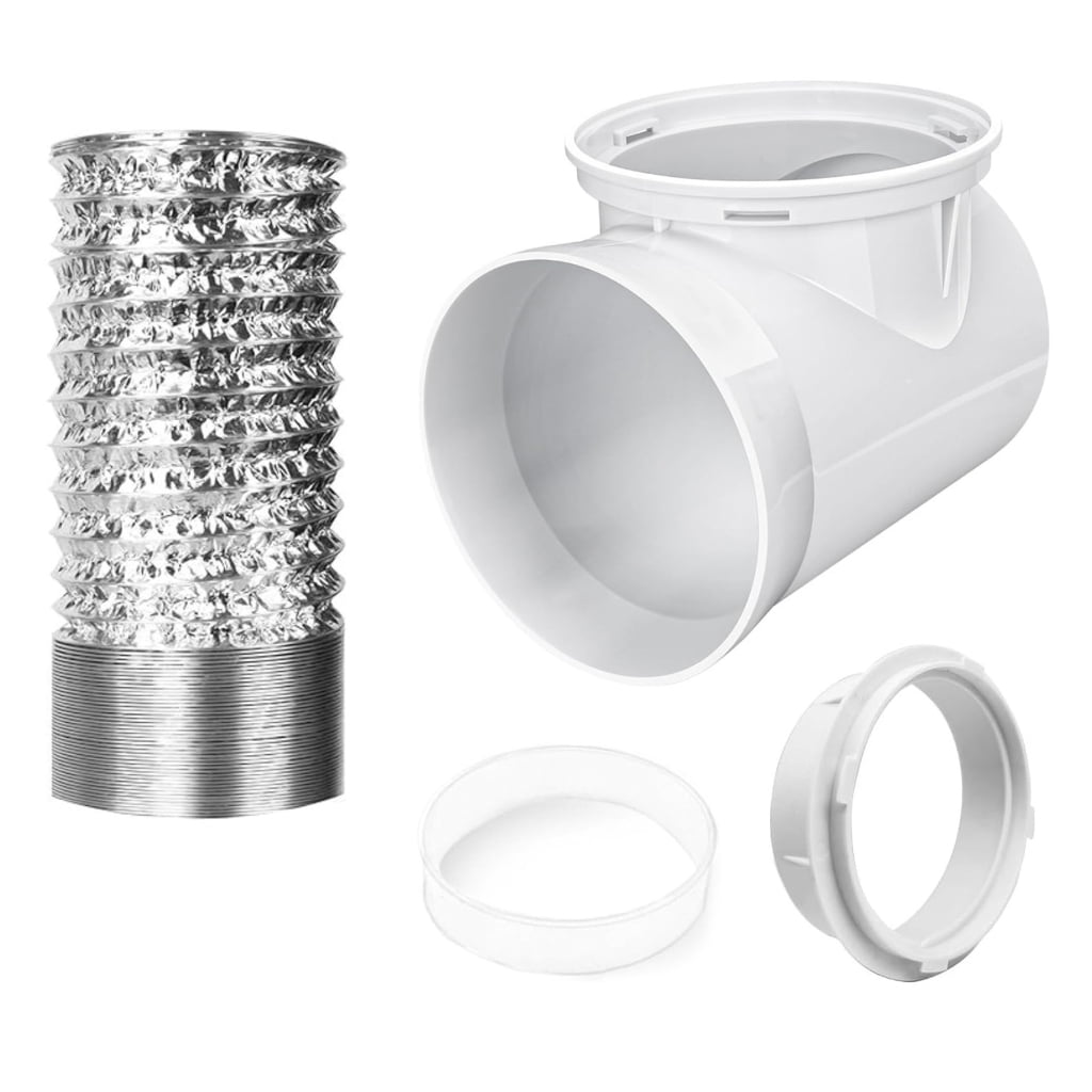 Exhaust Hose Connector Dryer Hose Vent Kit with Connection and Disconnection