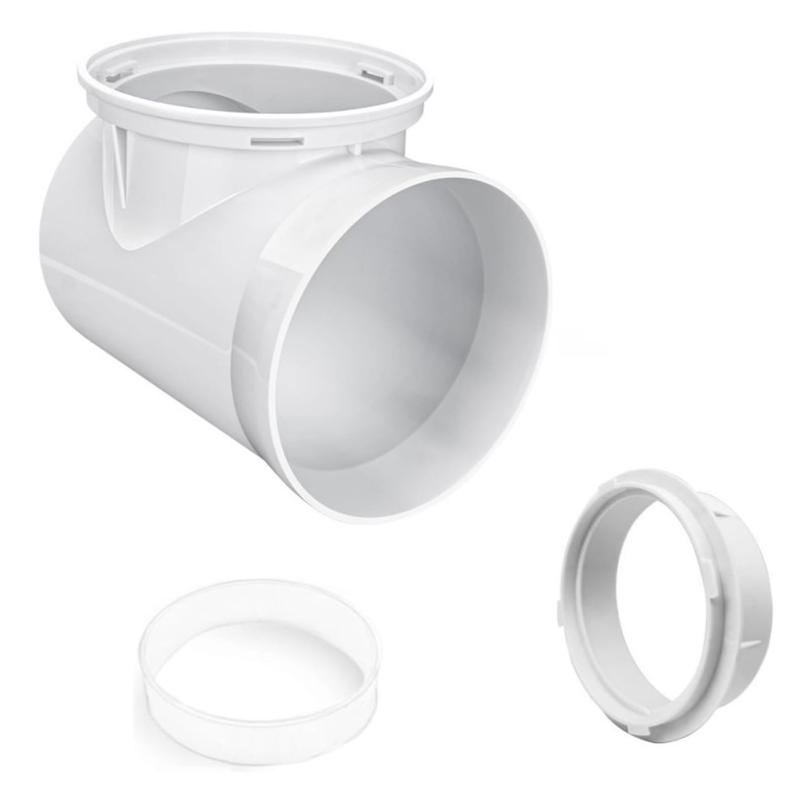 Exhaust Hose Connector Dryer Vent Set with Connection and Disconnection Dryer Vent Wall Plate Easy Assembly