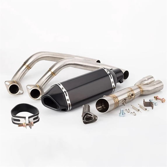 Exhaust Link Pipe Motorcycle Slip On For Yamaha MT-07 FZ-07 2014-2023 For Tracer 7/GT 2020-2023 700/GT 2016-2019