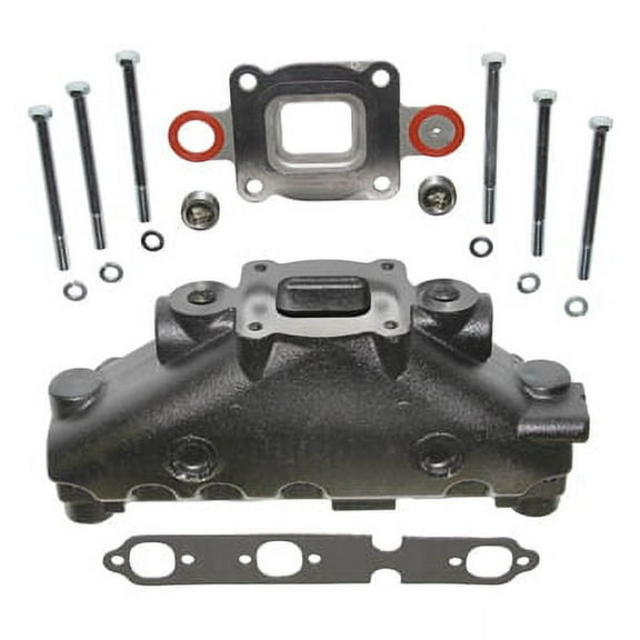 Exhaust Manifold, Barr Mercruiser 4.3L V6 w/Dry Joint 2002-UpPro #: 1-864612 X-Ref #: 864612T01