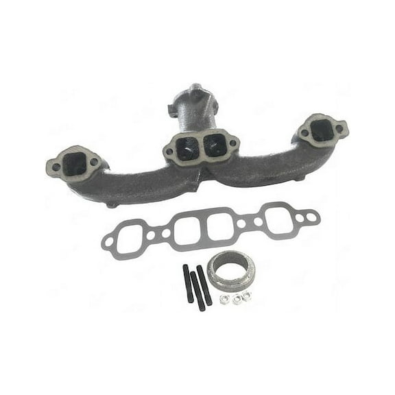 Exhaust Manifold - Compatible with 1957, 1966 - 1980 Chevy Corvette 1967 1968 1969 1970 1971 1972 1973 1974 1975 1976 1977 1978 1979