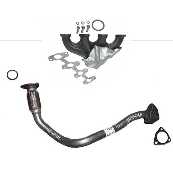 Exhaust Manifold Eng Flex Pipe Fits GMC S10 Pick Up 2.2L Rear Wheel Drive 98-03