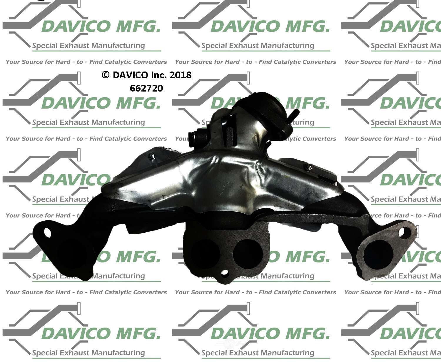 Davico Mfg 662720 Stand alone Exact-Fit exhaust manifold