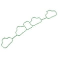 thumbnail image 1 of Exhaust Manifold Gasket Engine Intake Manifold Seal for Buick Encore for Chevrolet Cruze Green, 1 of 7